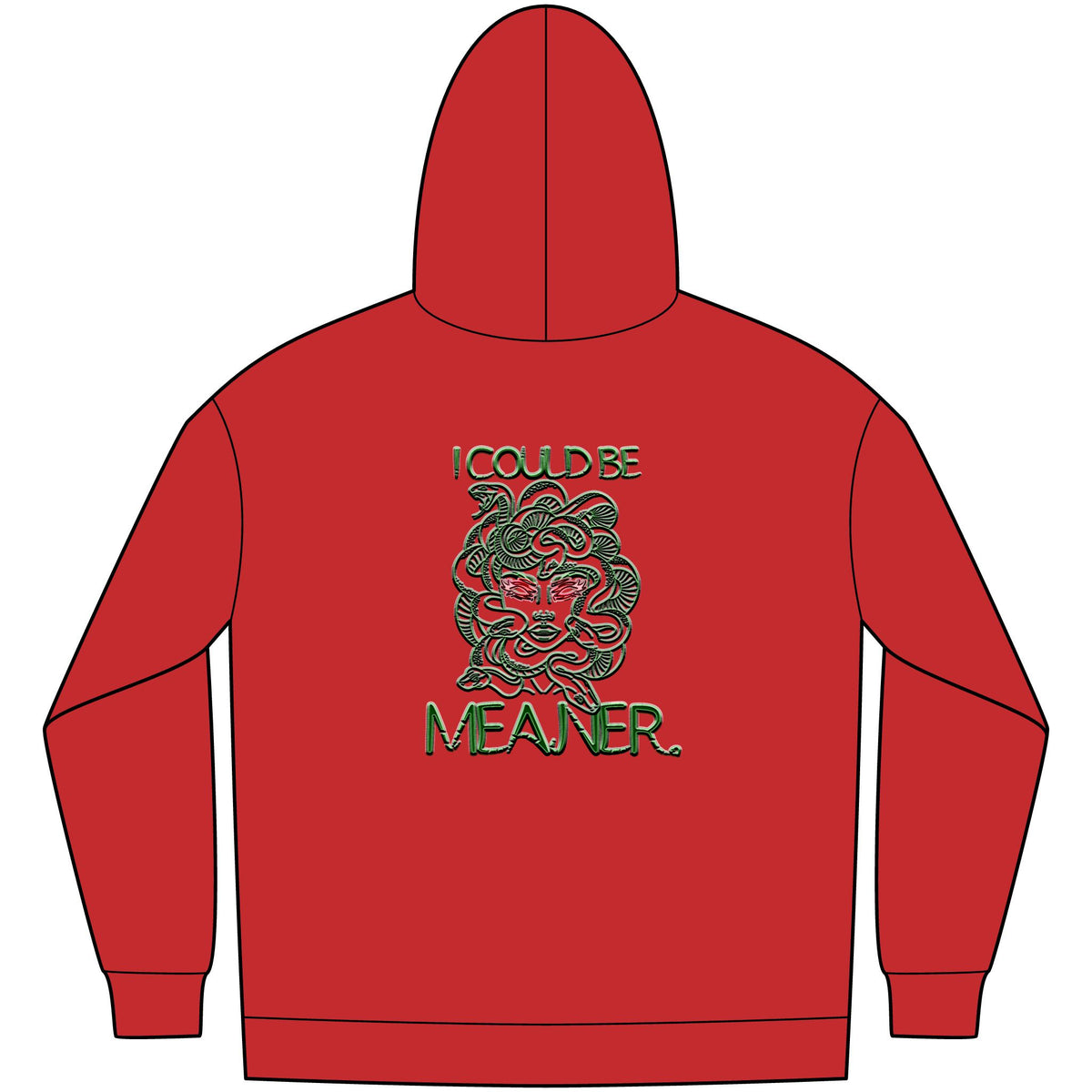I Could Be Meaner SSU Men's Fleece Hoodie