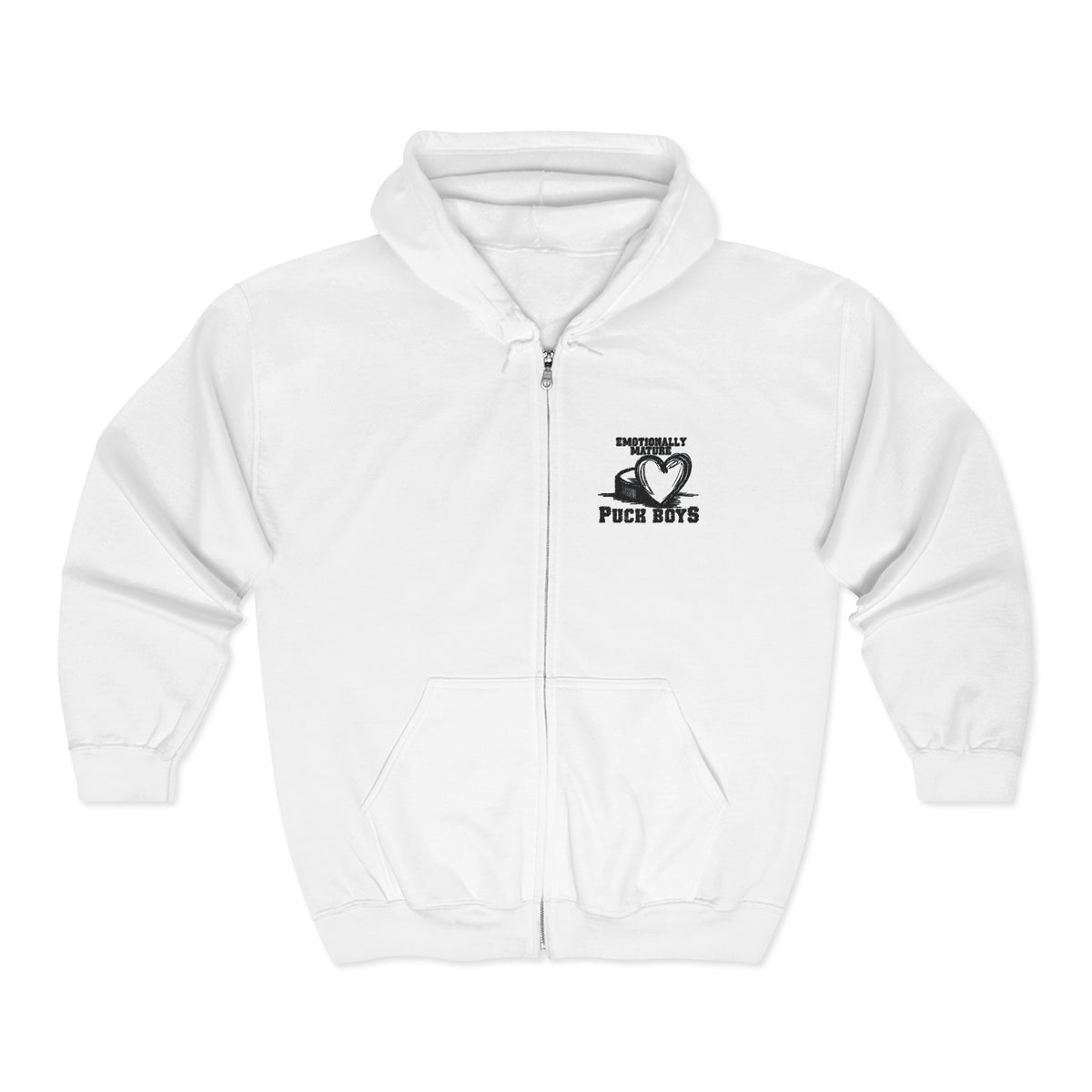 Emotionally Mature Puck Boys Heavy Blend Hooded Sweatshirt