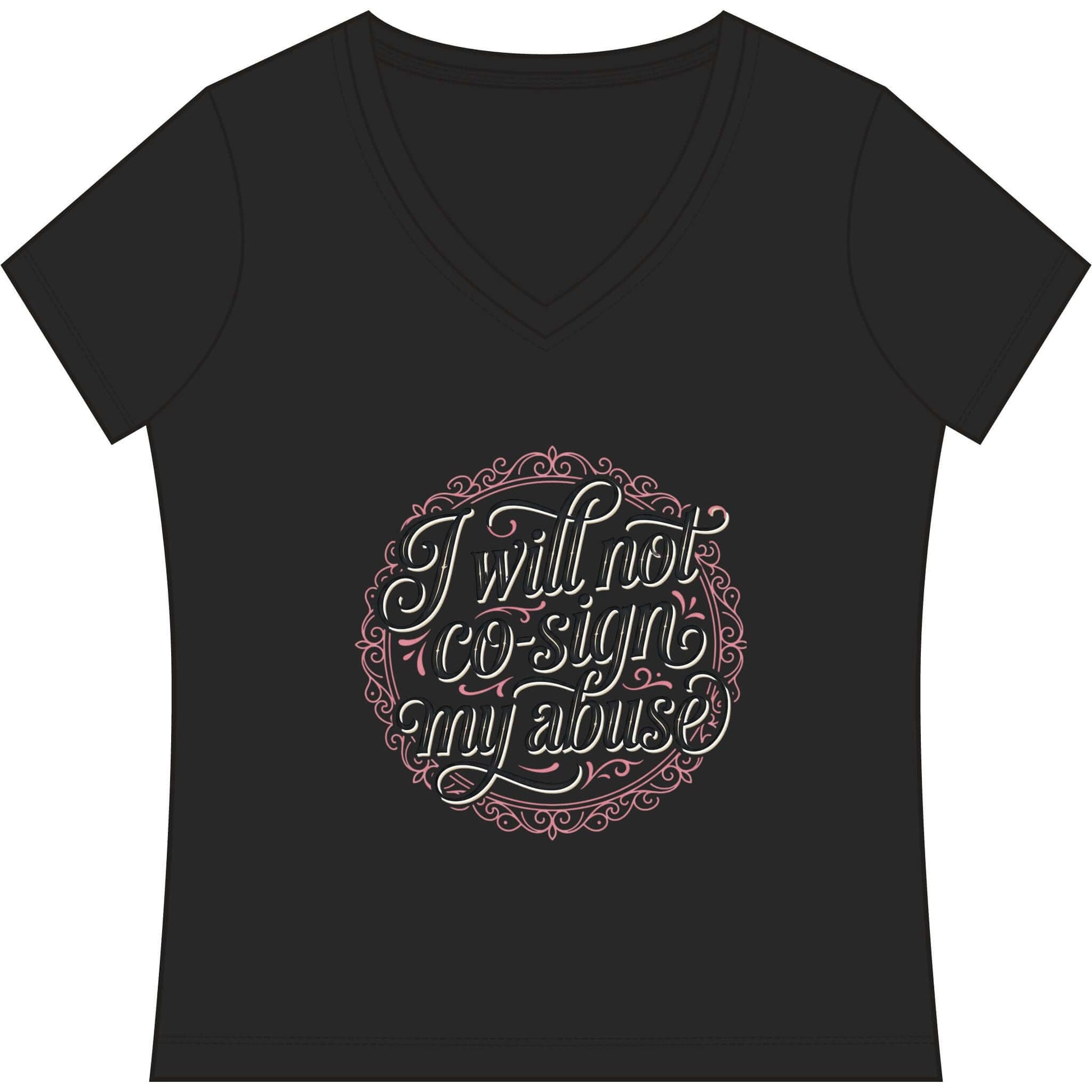 I Will Not Co-Sign Apex Women's Game VNeck Tee