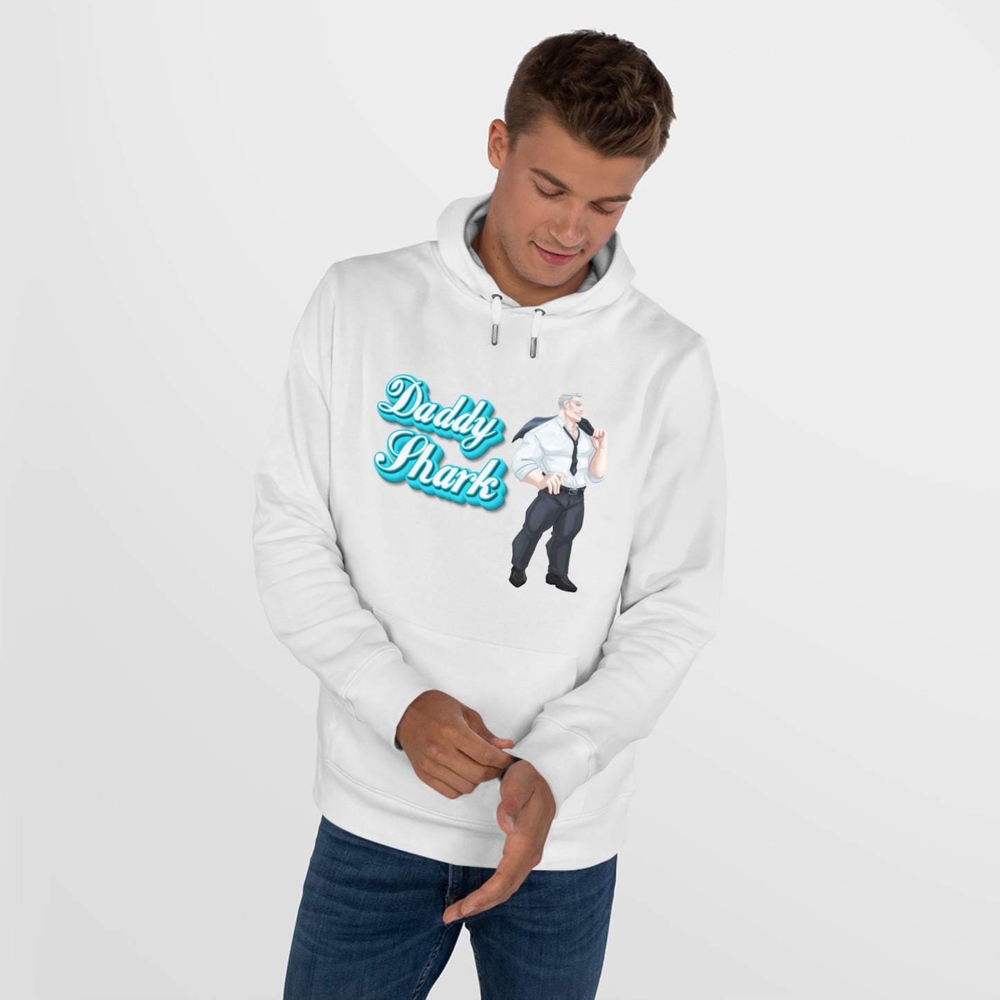 'Daddy Shark' Cassandra FeatherstonexPhantom DamexHoneyyfae Hooded Sweatshirt