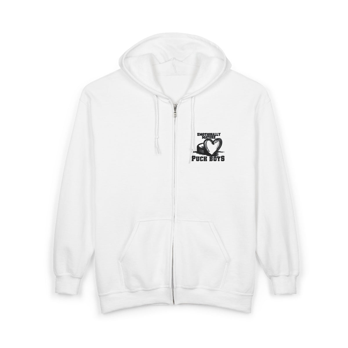 Emotionally Mature Puck Boys Heavy Blend Hooded Sweatshirt