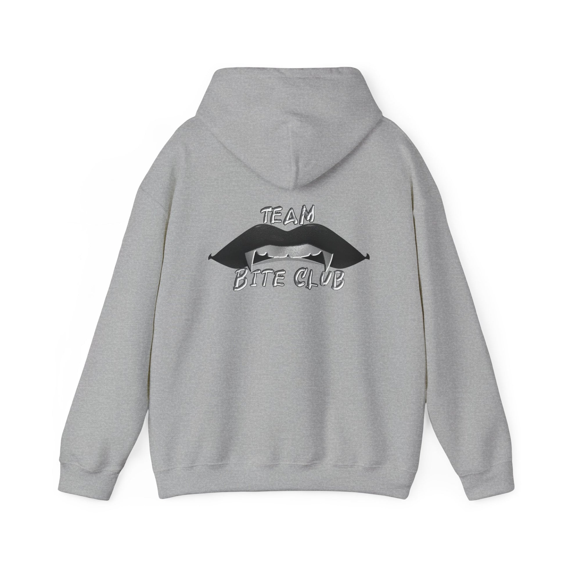 Team Bite Club Unisex Heavy Blend™ Hooded Sweatshirt S M L XL 2XL 3XL 4XL 5XL Width, in 20.08 22.05 24.02 25.98 27.99 29.92 31.89 33.86 Length, in 27.17 27.95 29.13 29.92 31.10 31.89 33.07 33.86 Sleeve length from center back, in 33.50 34.50 35.50 36.50 3