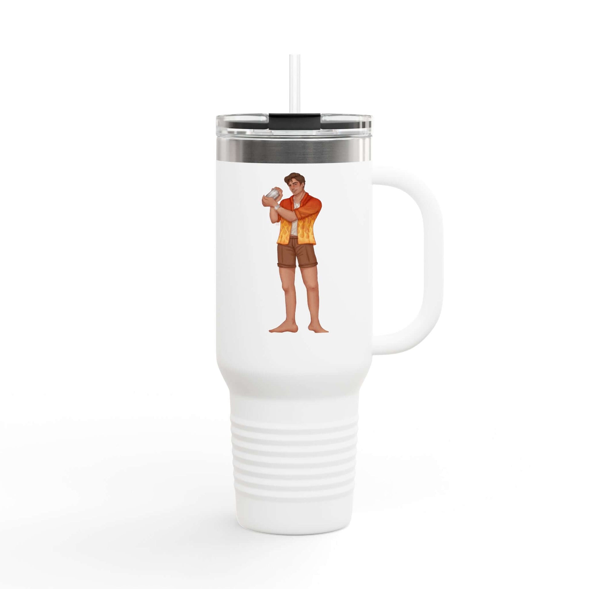 Javier Cassandra Featherstone x Artsiidaisy Insulated Mug
