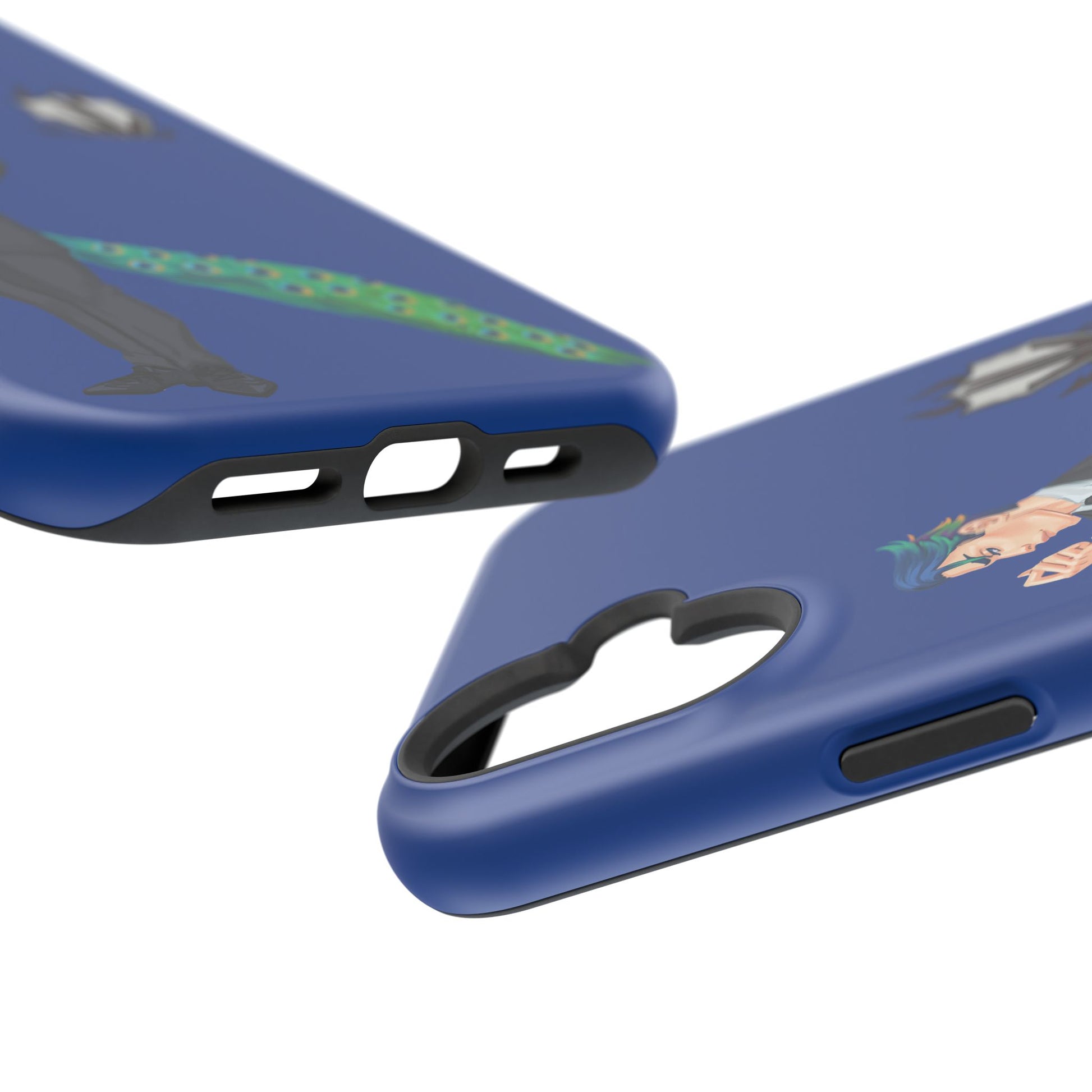 Cassandra Featherstone x Phantom Dame "Anton" MagSafe Tough Cases When aesthetics meet function, the MagSafe case is born. Equipped with a dual-layer polycarbonate layer, the MagSafe case delivers impeccable protection thanks to its durable, flexible, imp