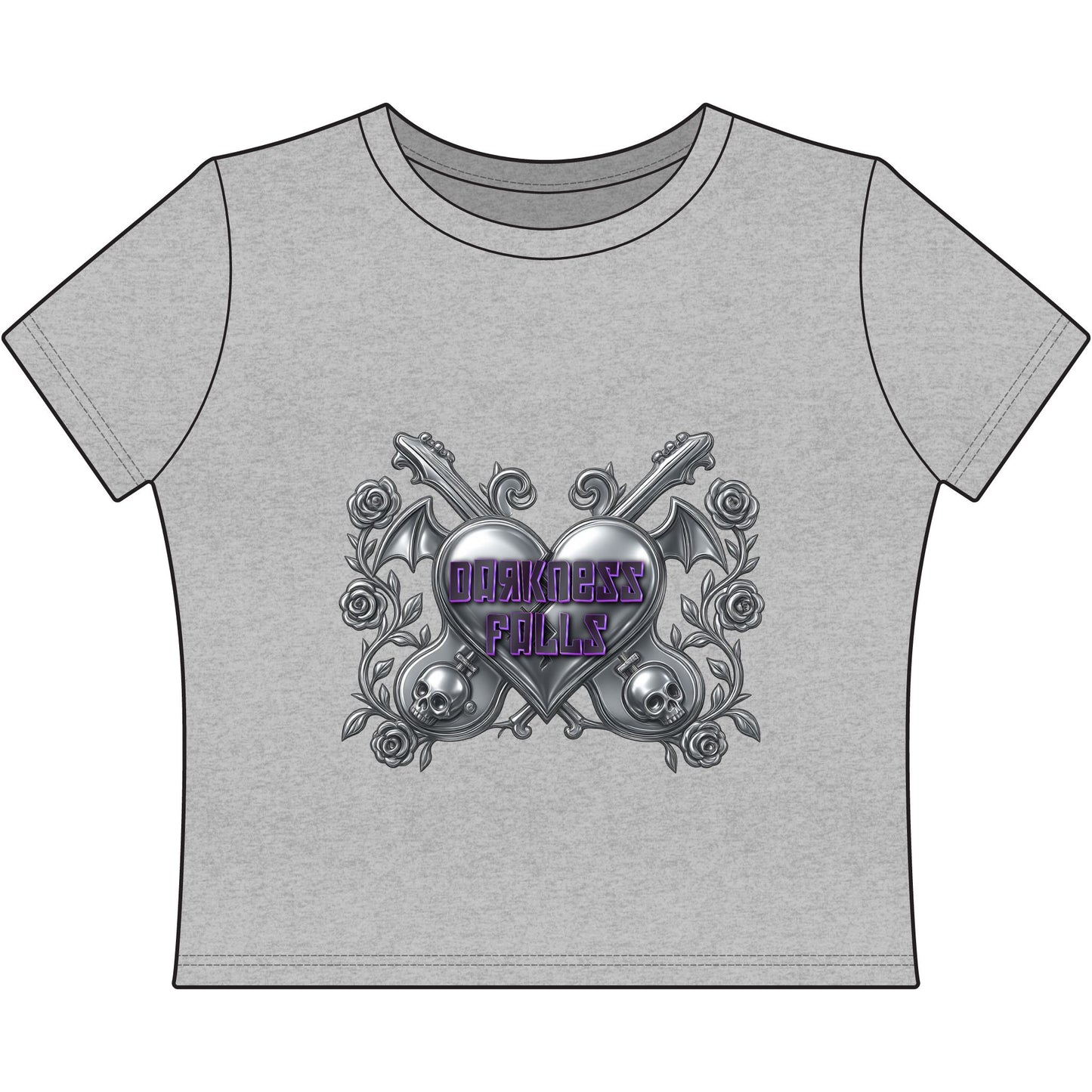 Darkness Falls Women's Baby Tee