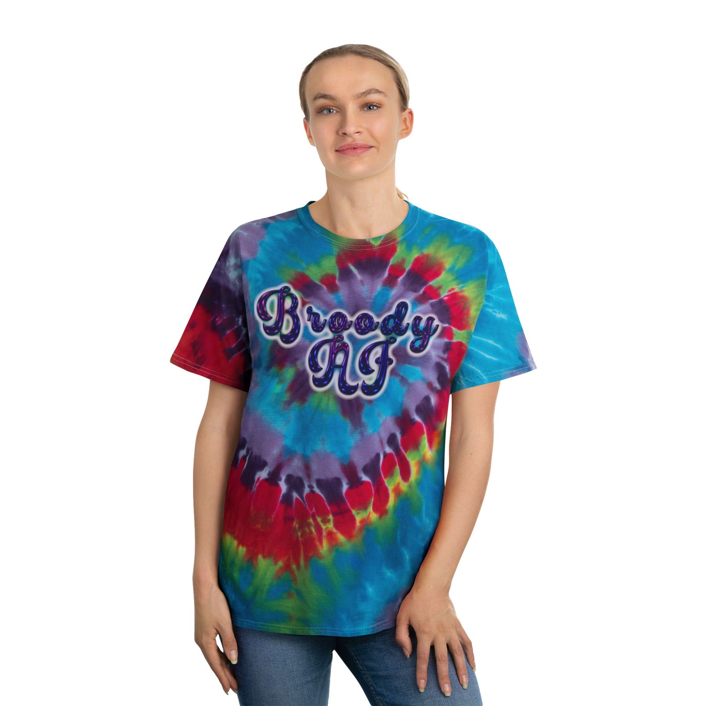 Renard's Broody AF Tie-Dye Tee, Spiral