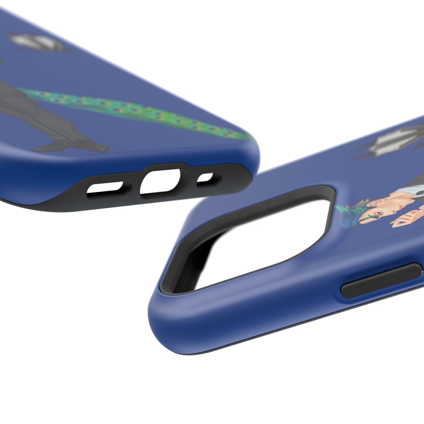 Cassandra Featherstone x Phantom Dame "Anton" MagSafe Tough Cases When aesthetics meet function, the MagSafe case is born. Equipped with a dual-layer polycarbonate layer, the MagSafe case delivers impeccable protection thanks to its durable, flexible, imp