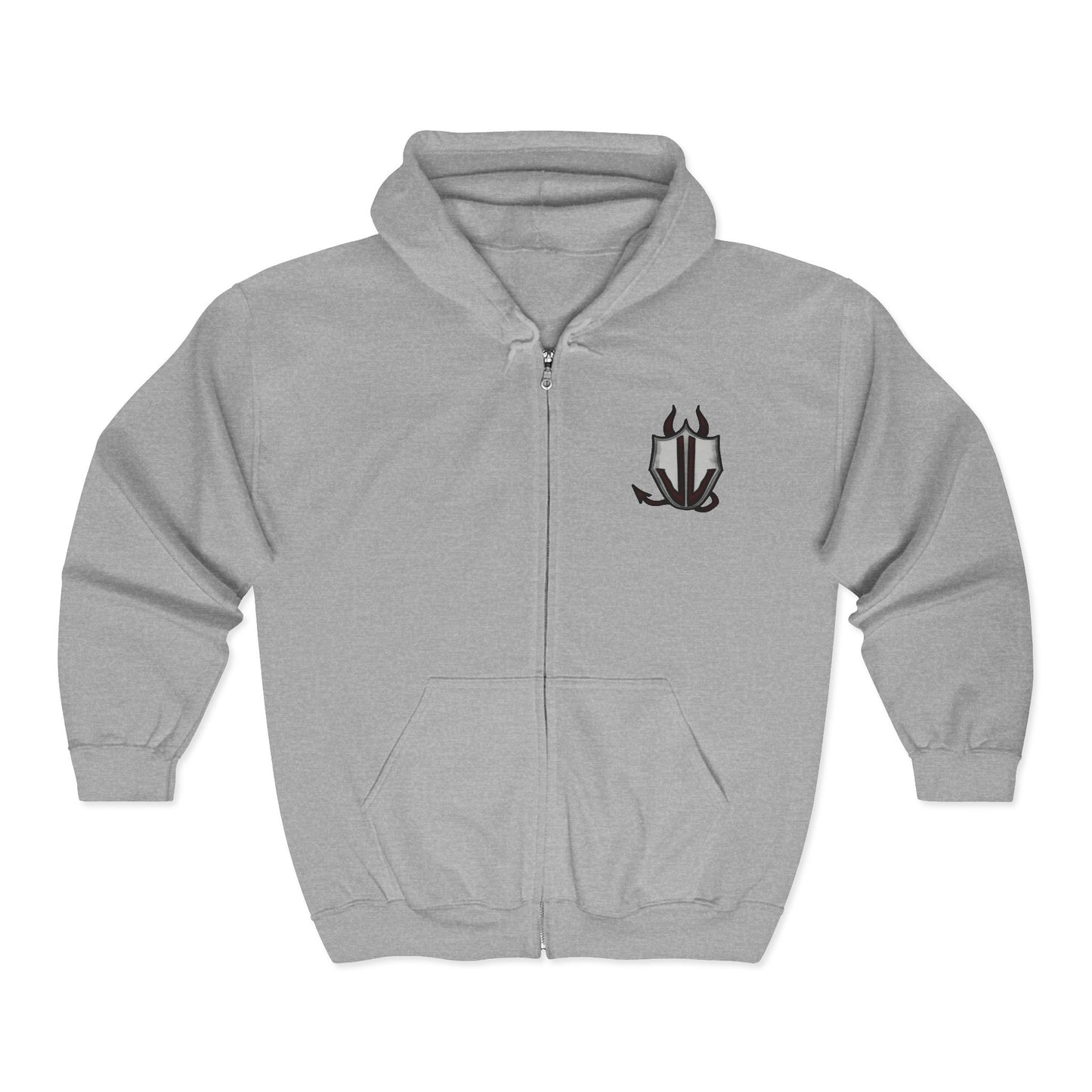 Cassandra Featherstone x Phantom Dame 'Anton' Unisex Heavy Blend™ Full Zip Hooded Sweatshirt S M L XL 2XL 3XL Width, in 19.25 21.26 23.23 25.24 27.24 29.25 Length, in 26.97 27.99 28.98 30.00 30.98 31.97 Sleeve length, in 33.98 35.00 35.98 36.97 37.99 38.9