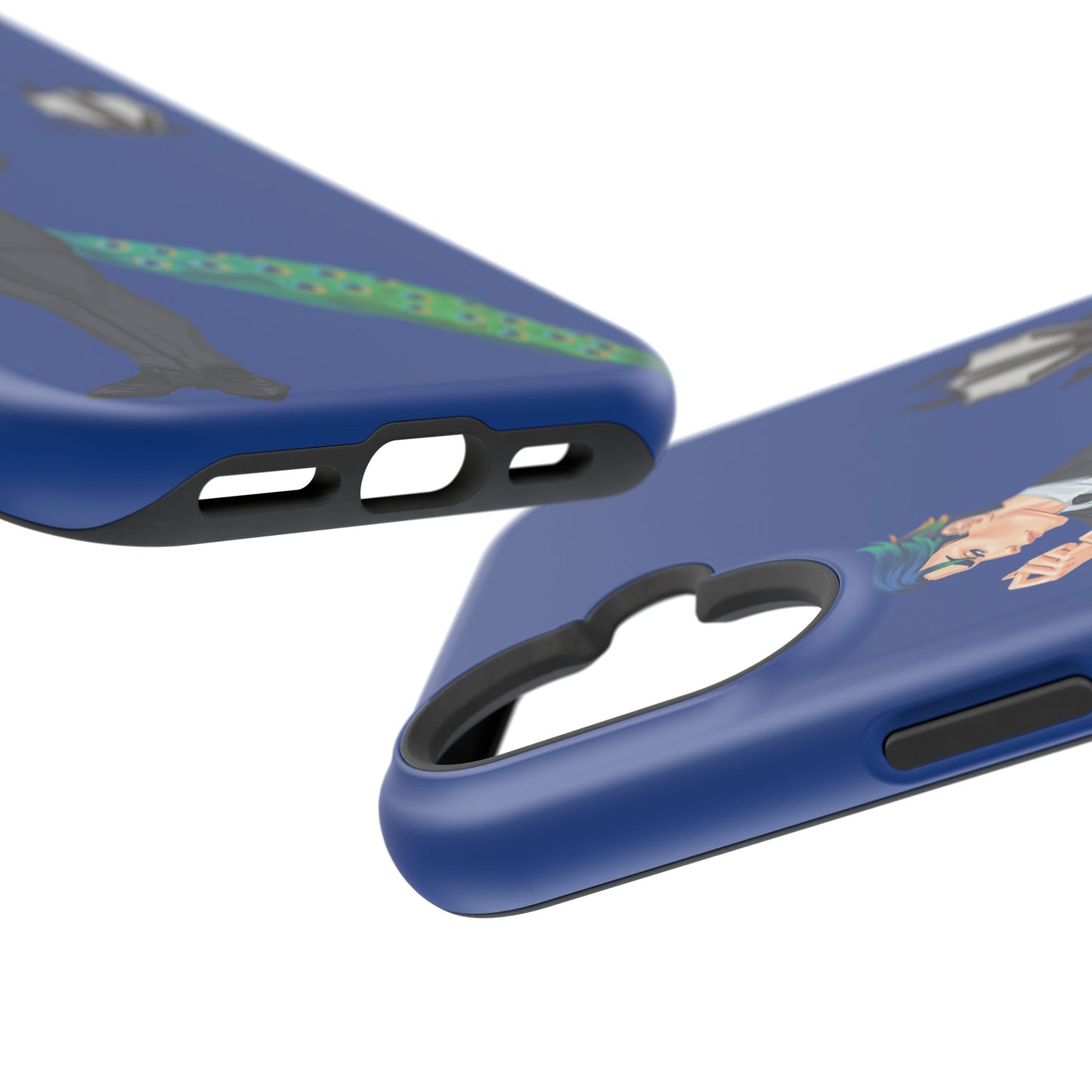 Cassandra Featherstone x Phantom Dame "Anton" MagSafe Tough Cases When aesthetics meet function, the MagSafe case is born. Equipped with a dual-layer polycarbonate layer, the MagSafe case delivers impeccable protection thanks to its durable, flexible, imp
