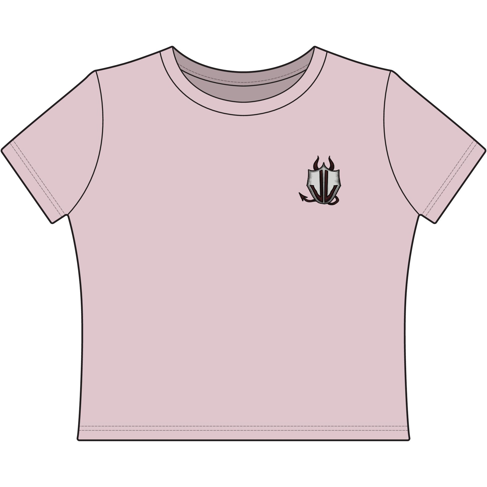 Cassandra Featherstone xPhantom Dame KKDottie Women Baby Tee