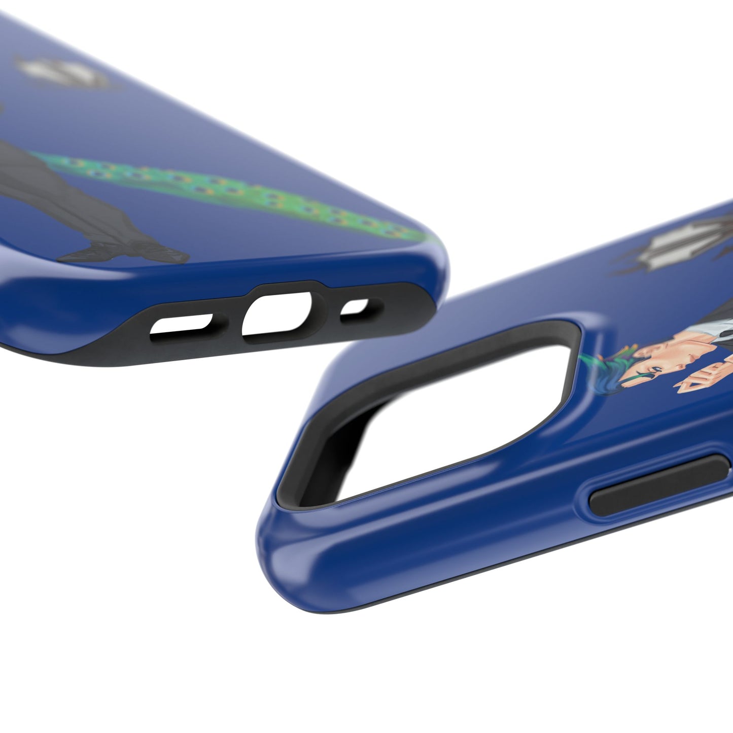 Cassandra Featherstone x Phantom Dame "Anton" MagSafe Tough Cases When aesthetics meet function, the MagSafe case is born. Equipped with a dual-layer polycarbonate layer, the MagSafe case delivers impeccable protection thanks to its durable, flexible, imp