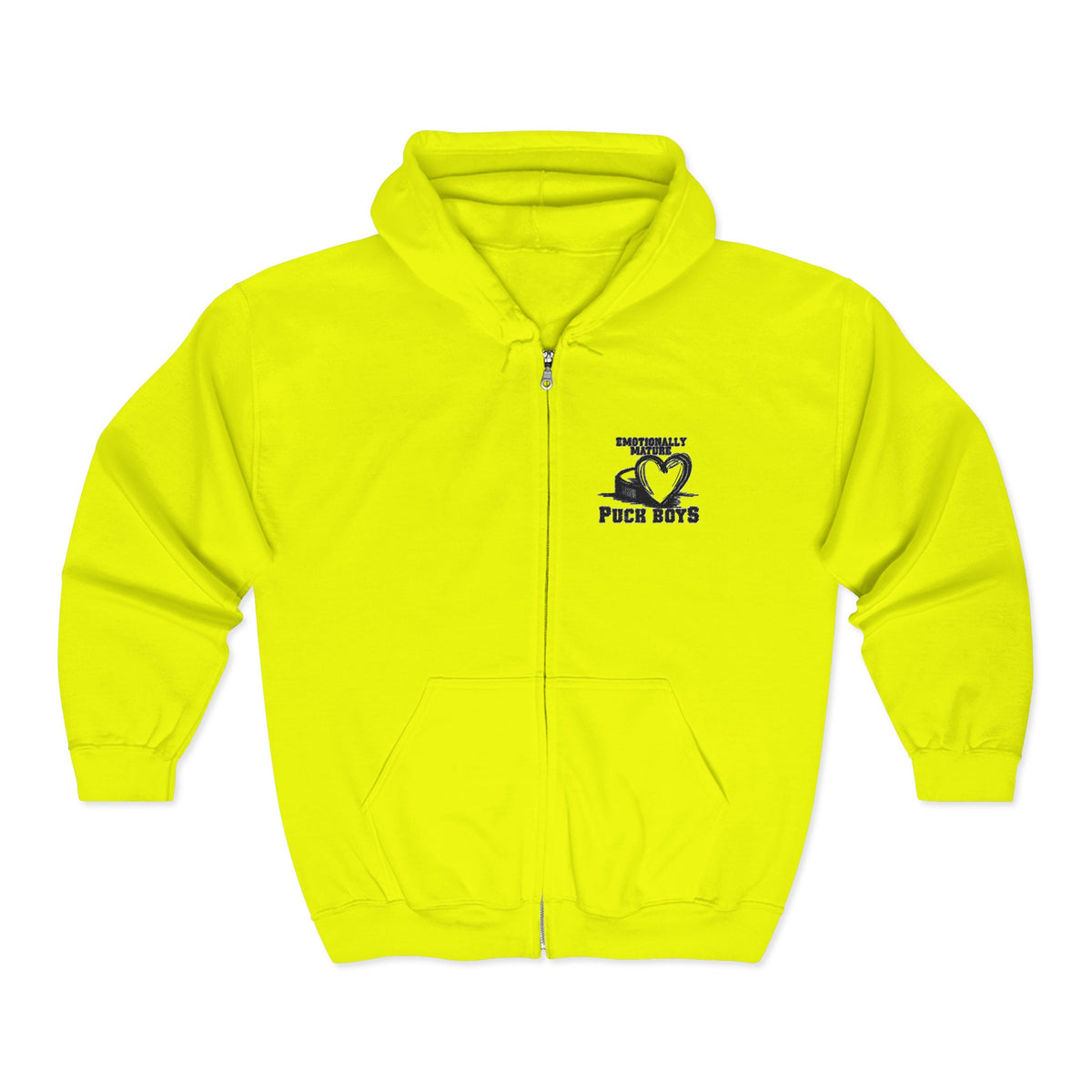 Emotionally Mature Puck Boys Heavy Blend Hooded Sweatshirt