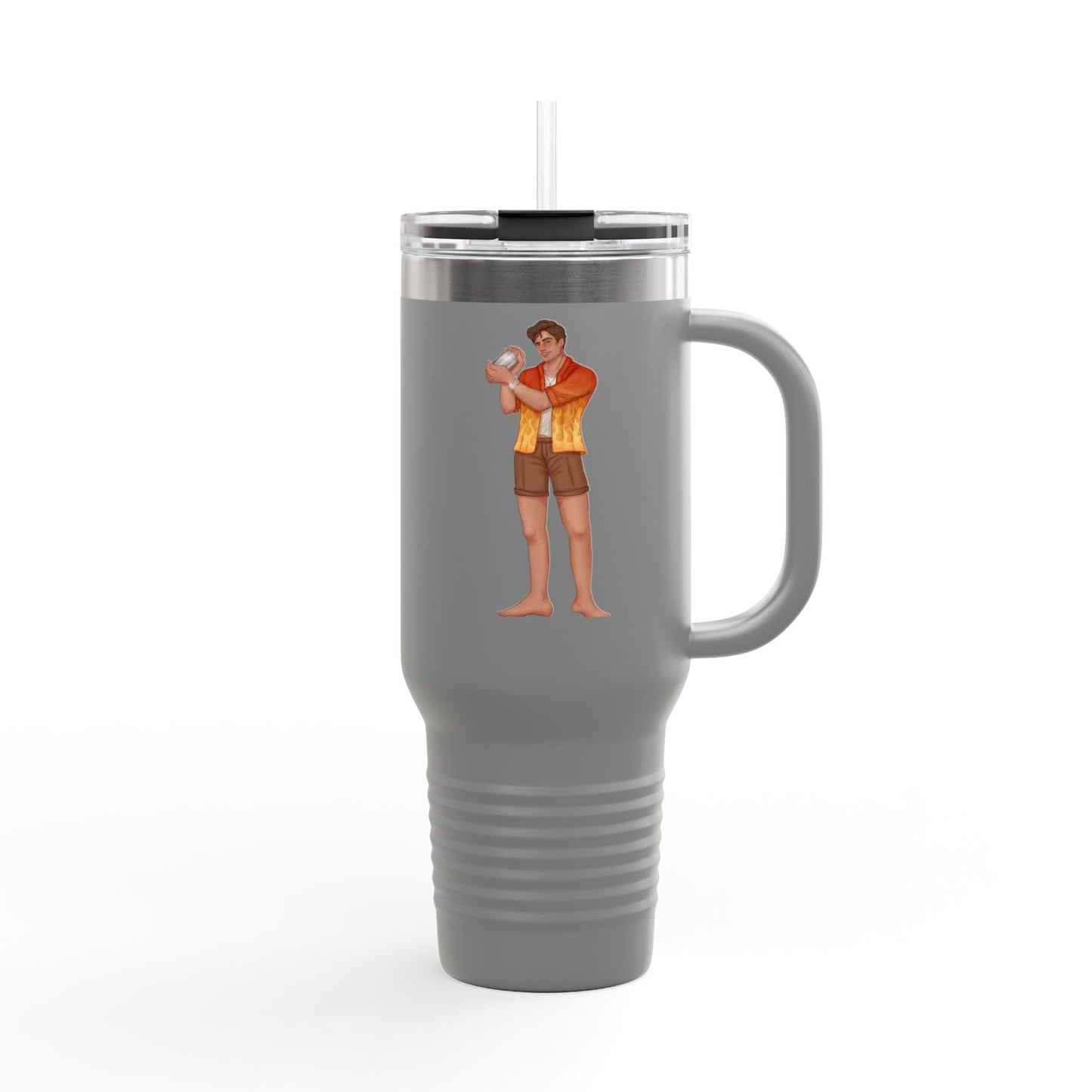 Javier Cassandra Featherstone x Artsiidaisy Insulated Mug