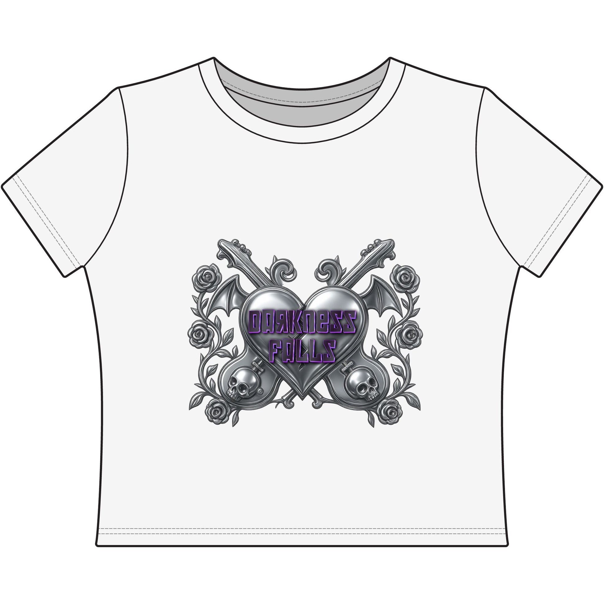 Darkness Falls Women's Baby Tee