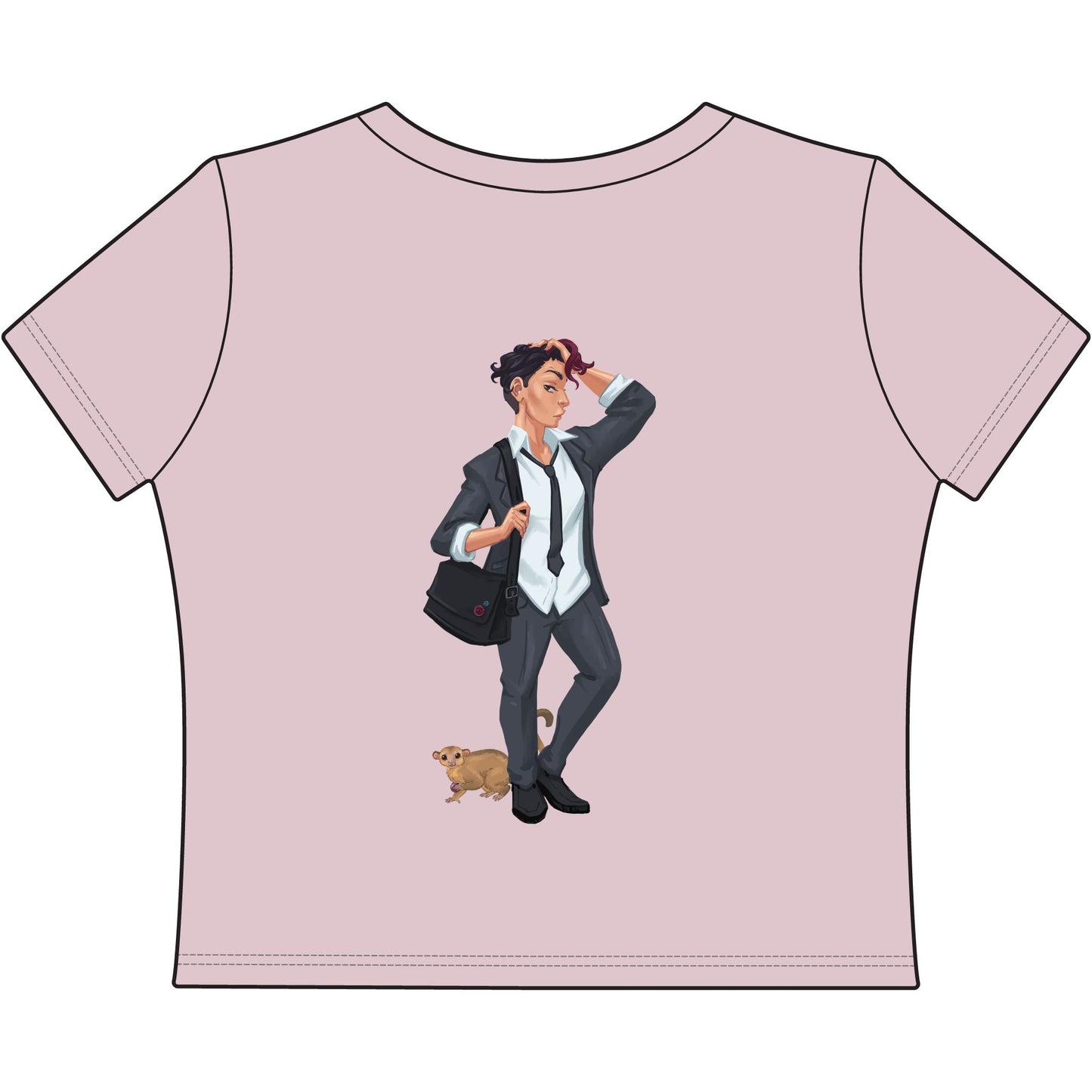 Cassandra Featherstone xPhantom Dame KKDottie Women Baby Tee