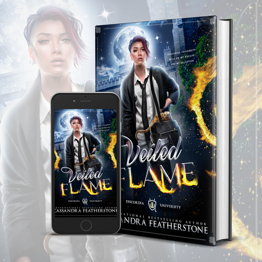Veiled Flame: A Reverse Harem DemonAcademy Romance