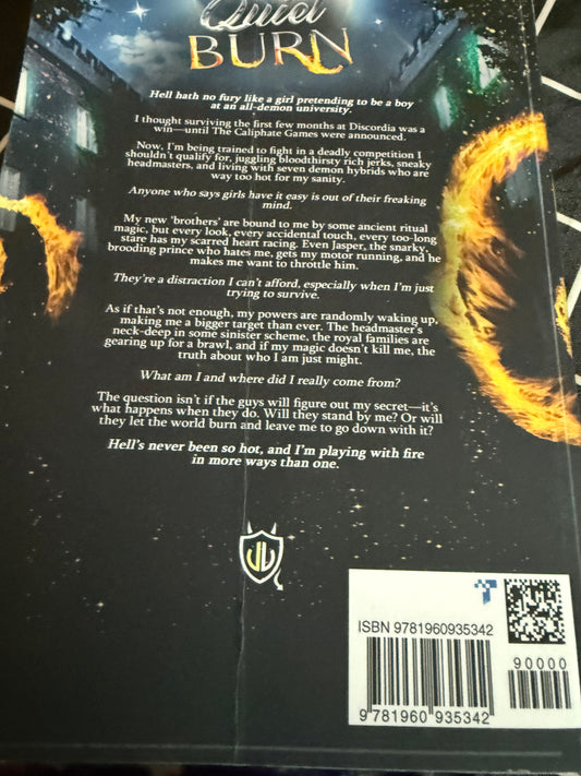 DAMAGED-Quiet Burn: A Reverse Harem Demon Academy Romance