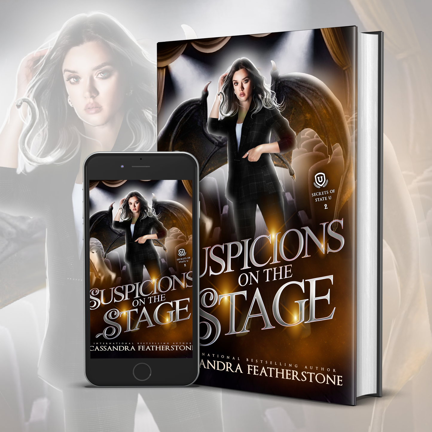Suspicions on the Stage: A Reverse Harem Shifter Age Gap Academy Romance